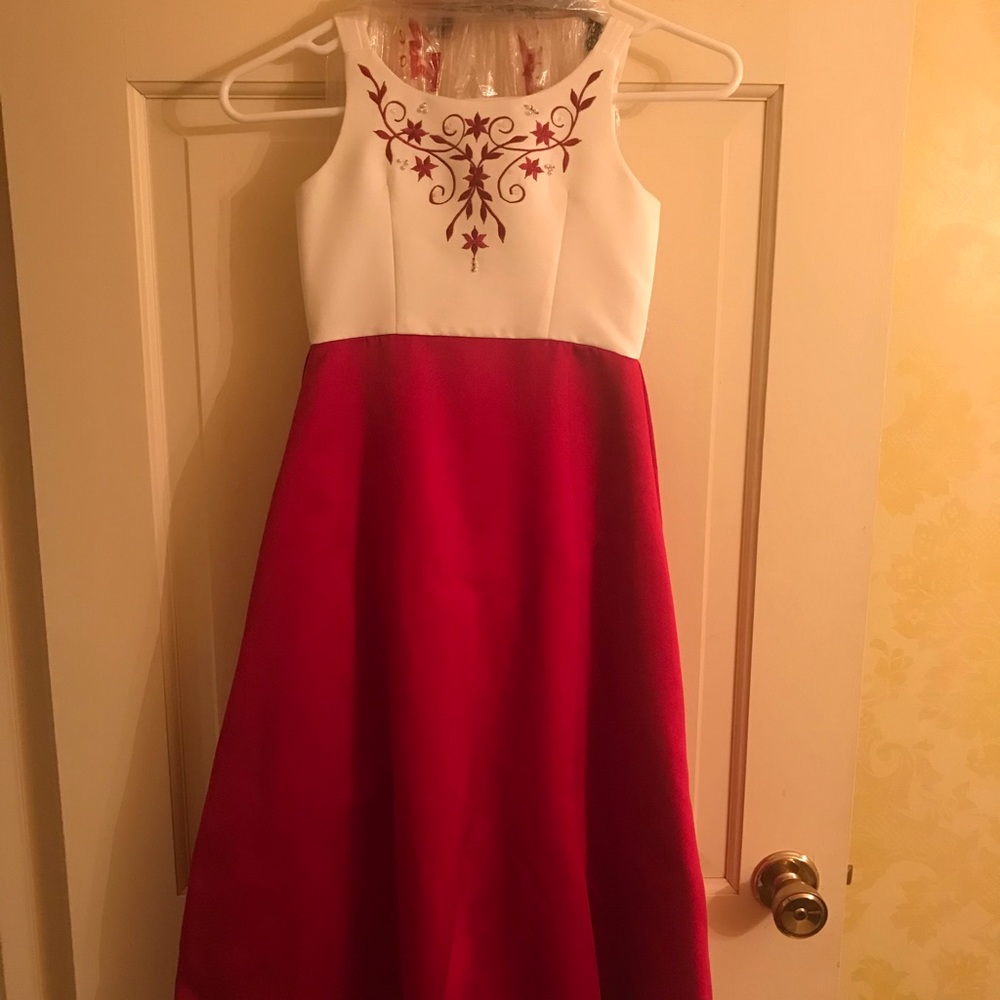 Girls satin dress